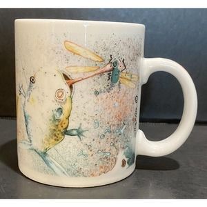 Chaleur by Jeff Chuang Collectible Coffee Tea Mug Fish, Frog & Fly